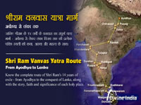 Shri Ram Vanvas Yatra Route - From Ayodhya to Lanka Shri Ram Vanvas Yatra Route - From Ayodhya to Lanka